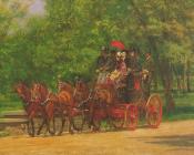 托马斯 伊肯斯 : A May Morning in the Park (The Fairman Rogers Four-in-Hand)